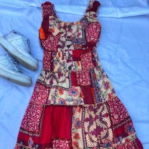 ✨Italian vintage patchwork dress✨